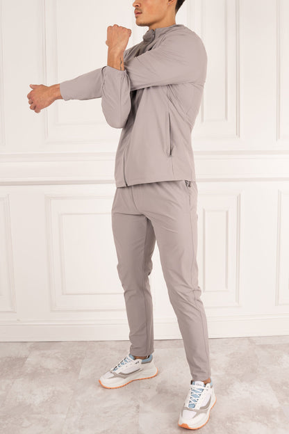 Premium Technical Windbreaker Jacket - Grey